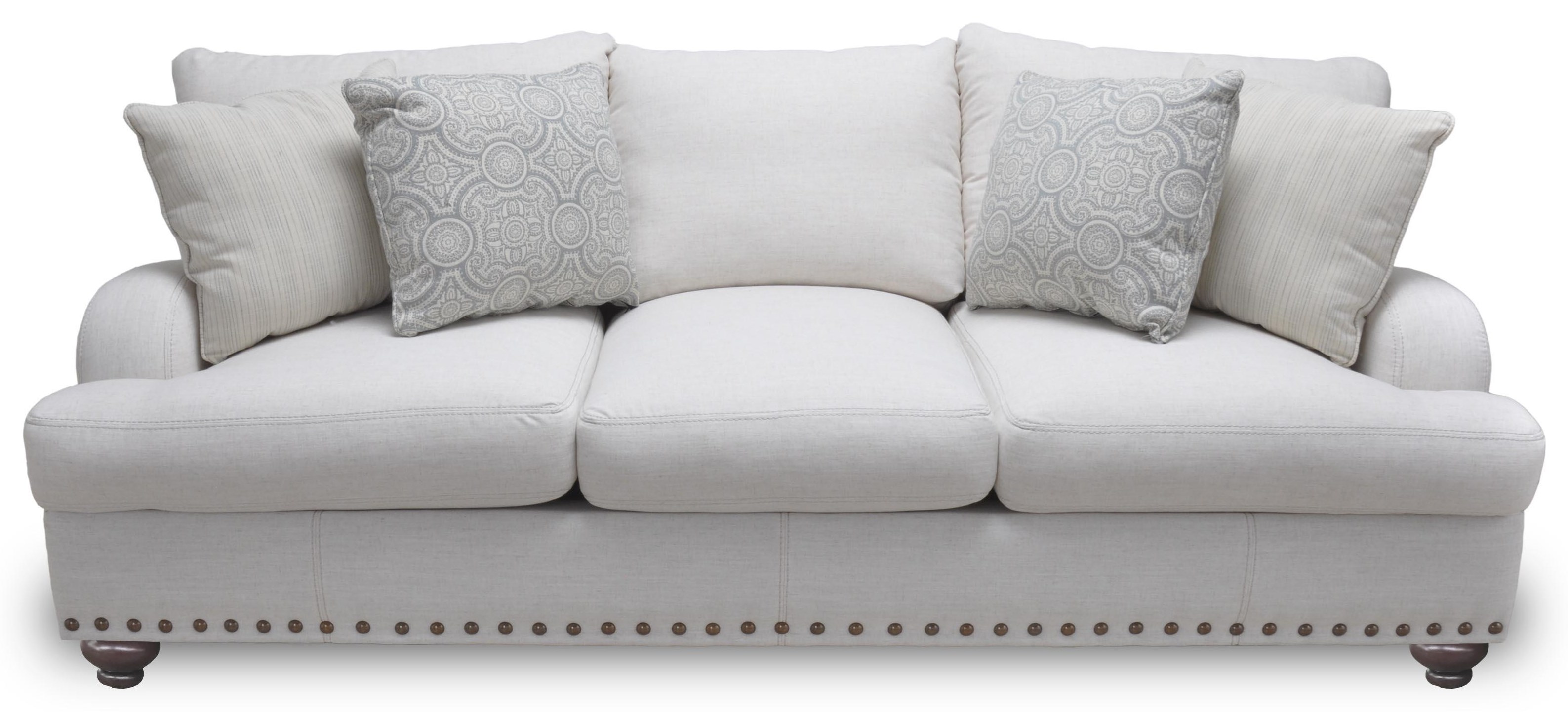 Franklin Brinton Sofa with Reversible Cushions Royal Furniture Sofas